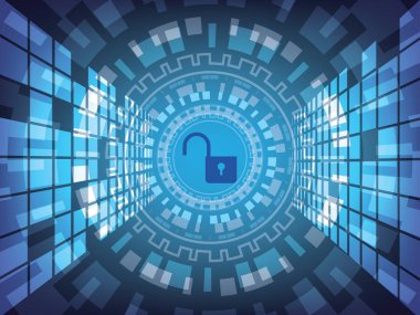 siber güvenlik arka planı