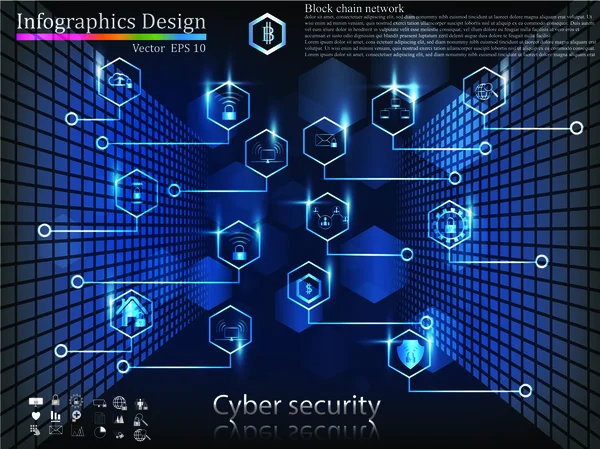 Zaman çizelgesi Infographic, iş stil zaman çizelgesi afiş. Vektör. iş akışı düzeni, diyagram, seçenekleri, web tasarım, zaman çizelgesi infographics, siber güvenlik kavramı, Icon set kadar sayı adım için kullanılan