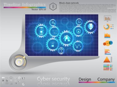 Zaman çizelgesi Infographic, iş stil zaman çizelgesi afiş. Vektör. c