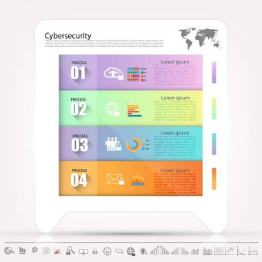İş grafik veri öğesi şablonları kümeleri, grafik, grafik, zaman çizelgesi, infographics, degrade renk stili