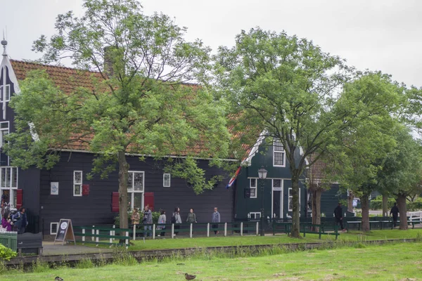 Zaanse Schans - Γειτονιά Zaandam, Ολλανδία. — Φωτογραφία Αρχείου
