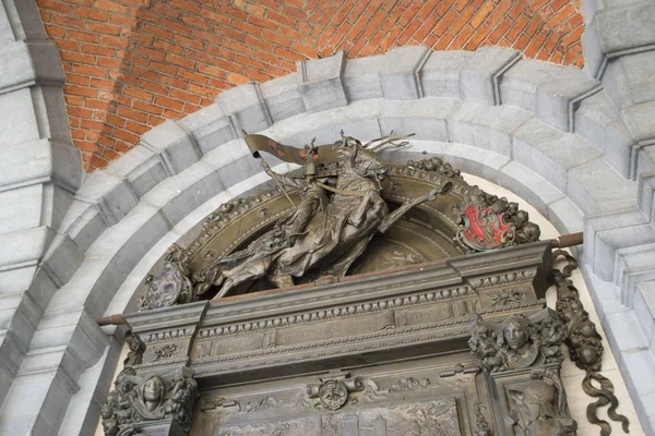 Interior decorative elements of the town hall in Brussels. — Stock Photo, Image