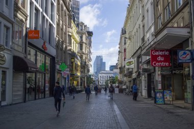 Brüksel 'in şehir manzarası.