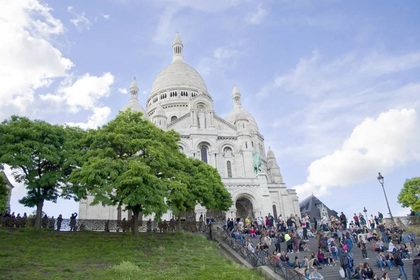 Basílica del Sacre Coeur en París. —  Fotos de Stock