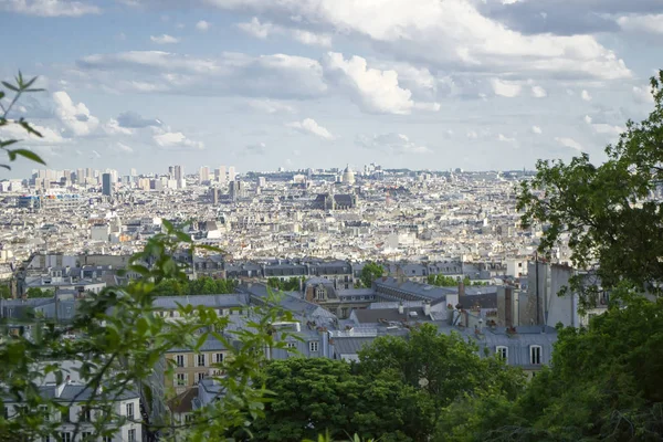 Veduta di Parigi da Montmartre Hill . — Foto Stock