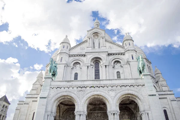 Sacre Coeur Bazilika Párizsban. — Stock Fotó