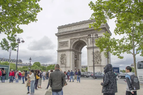 Paris 'te Zafer Takı. — Stok fotoğraf