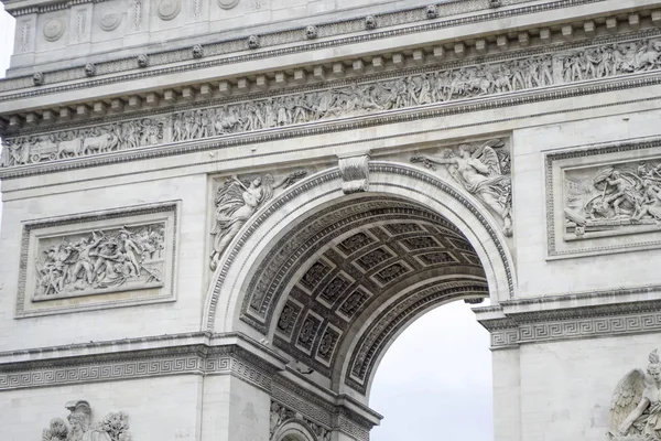 Arco di Trionfo a Parigi. Elementi decorativi . — Foto Stock