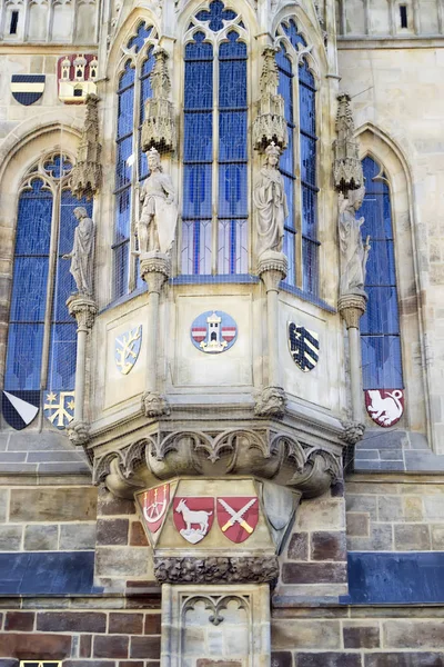 Exterior of the chapel of the town hall in Prague. — Stock fotografie