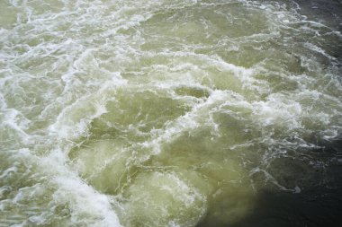 Su köpüklerinin ve çıbanların hızlı akışı. Baş döndürücü akıntı. Tehlikeli bir kavram..