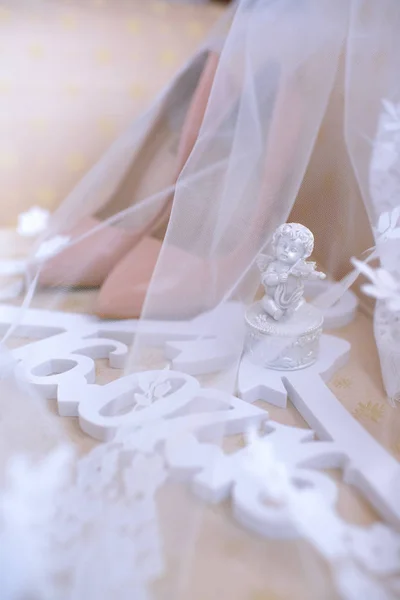 Bruiloft accessoires binnen — Stockfoto