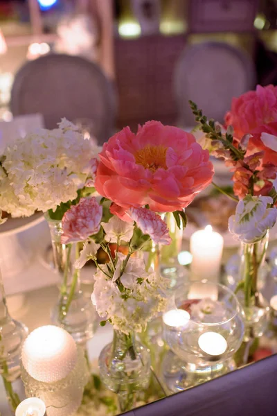 Decoración del restaurante de boda — Foto de Stock