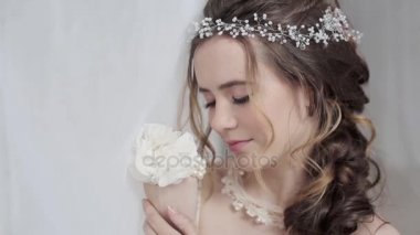 güzel gelin gelinlik Studio poz 