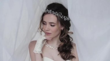 güzel gelin gelinlik Studio poz 