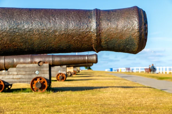 Kanoner på Gun Hill — Stockfoto