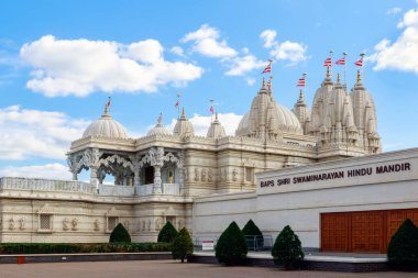 Hindu Temple in Neasden London clipart