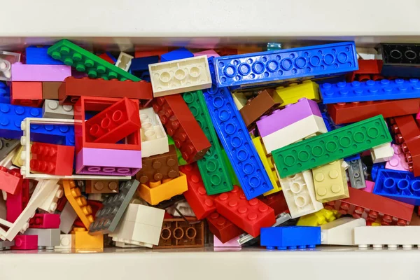 Plastic Toy Bricks — Stock Photo, Image