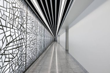 Modern soyut tarz koridor