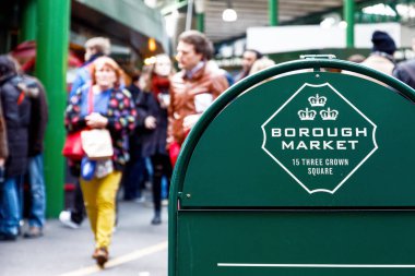 Yer tabela standı London Borough pazarı