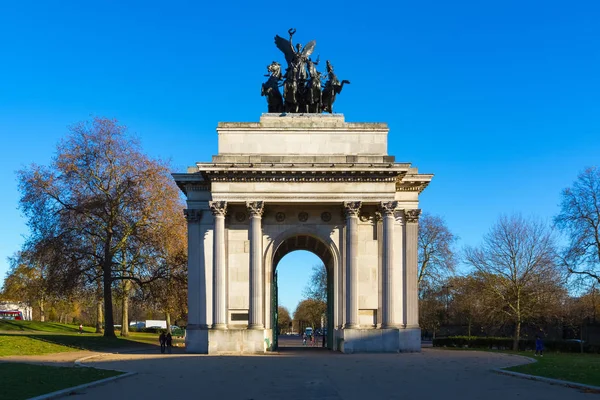 Wellington Arch in Londen, Verenigd Koninkrijk — Stockfoto