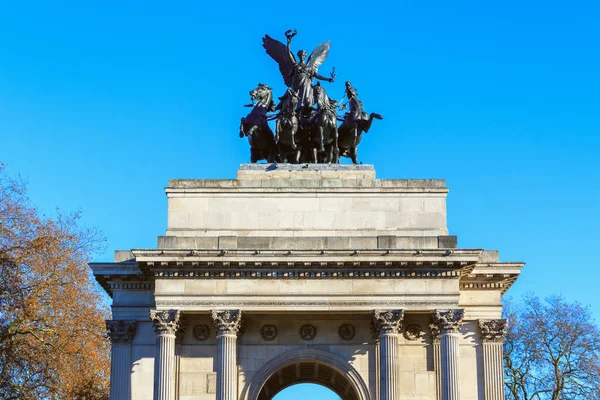 Wellington Arch in Londen, Verenigd Koninkrijk — Stockfoto