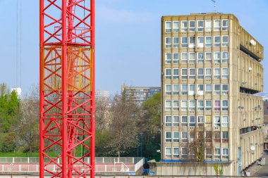 Doğu Londra'daki Belediye Konut bloğu