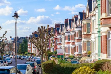 West Hampstead, Londra tipik İngilizce Teras evler