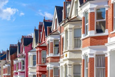 West Hampstead, Londra tipik İngilizce Teras evler