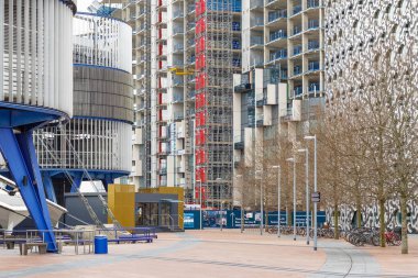 Şantiyelerinde Greenwich Yarımadası'nın, yeni bir konut geliştirmek