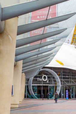 Yarımada The O2 Arena giriş Londra'nın önde gelen Meydanı