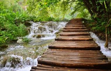 Plitvice Gölleri Hırvatistan orta kısmında görüntüleyin