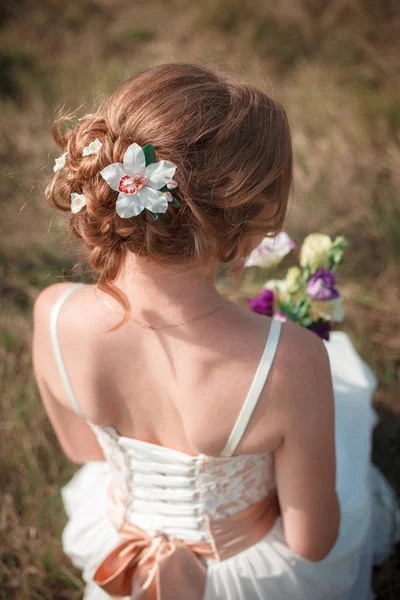 Autumn wedding. Young wedding couple enjoying romantic moments. Wedding celebrations. Love. Wedding. Bride and groom. Husband and wife.