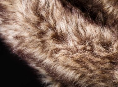 doku kürk. Kızıl kahverengi gri kurt, tilki, ayı kürk doğal, hayvan yaban hayatı kavramı ve arka plan, doku ve duvar kağıdı için stil. Makro Brown kürk