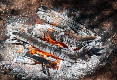 Yangın. Parlak bir alev. Bir esinti niteliğine. Orman yangınları. Sigara kömürlerin dokusuna.