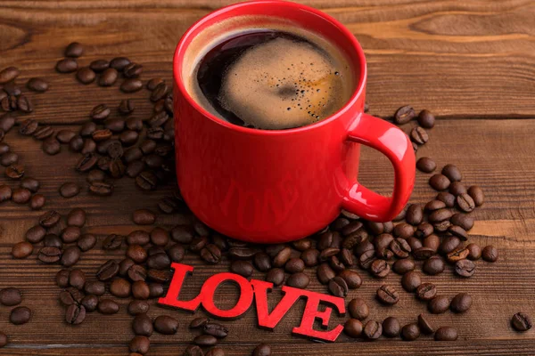 Kahve çekirdekleri. Günaydın. Kavrulmuş kahve çekirdekleri arka plan kapatın. Üst metin kopyalama yeri olan kahve çekirdekleri kazık. Kahve evi.