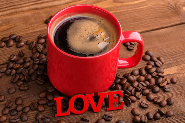 Kaffeebohnen Guten Morgen Geröstete Kaffeebohnen Aus Nächster Nähe Kaffeebohnen Stapeln — Stockfoto