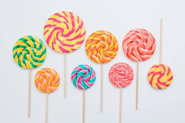 Sence kavramı farklı. Lolipop tatlı karamel şeker kopya alanı