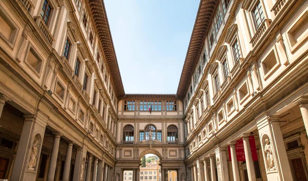 Florence, Toskana, İtalya - Haziran, 06, 2016: Uffizi Galerisi, o