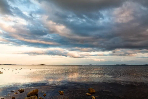 İrlanda Denizi üzerinden günbatımı / Groomsport, Bangor üzerinden Belfast Lough, 