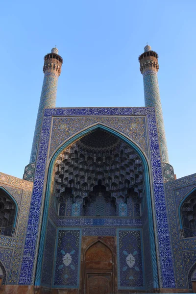Shah Mosque(Jameh Abbasi Mosque). Imam mosque. Naqsh-e Jahan Square, Isfahan, Iran. — Stock Photo, Image