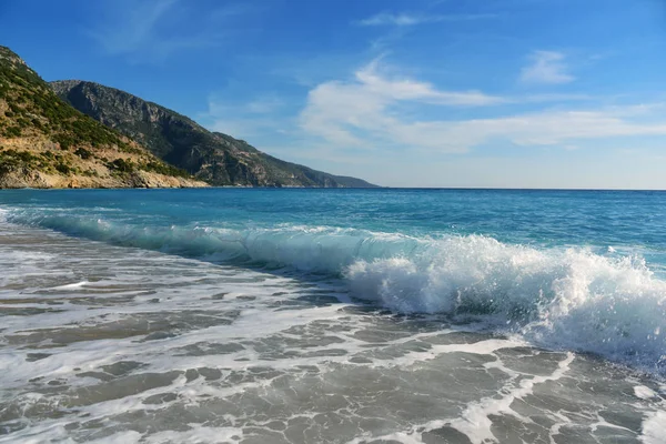 Ölüdeniz Beach. Akdeniz, Türkiye'nin sahil. 