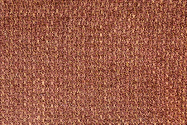 Dark brawn fabric background texture. Detail of textile material close-up — Stock Photo, Image