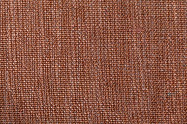 Karanlık brawn kumaş arka plan doku. Detay tekstil malzeme yakın çekim