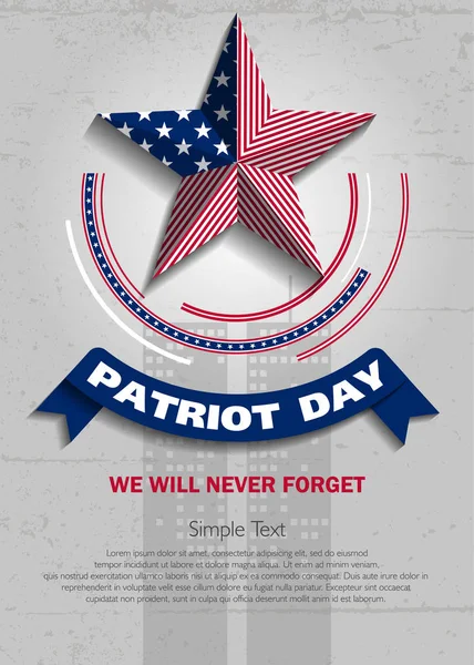 Patriot day background — Stock Photo, Image