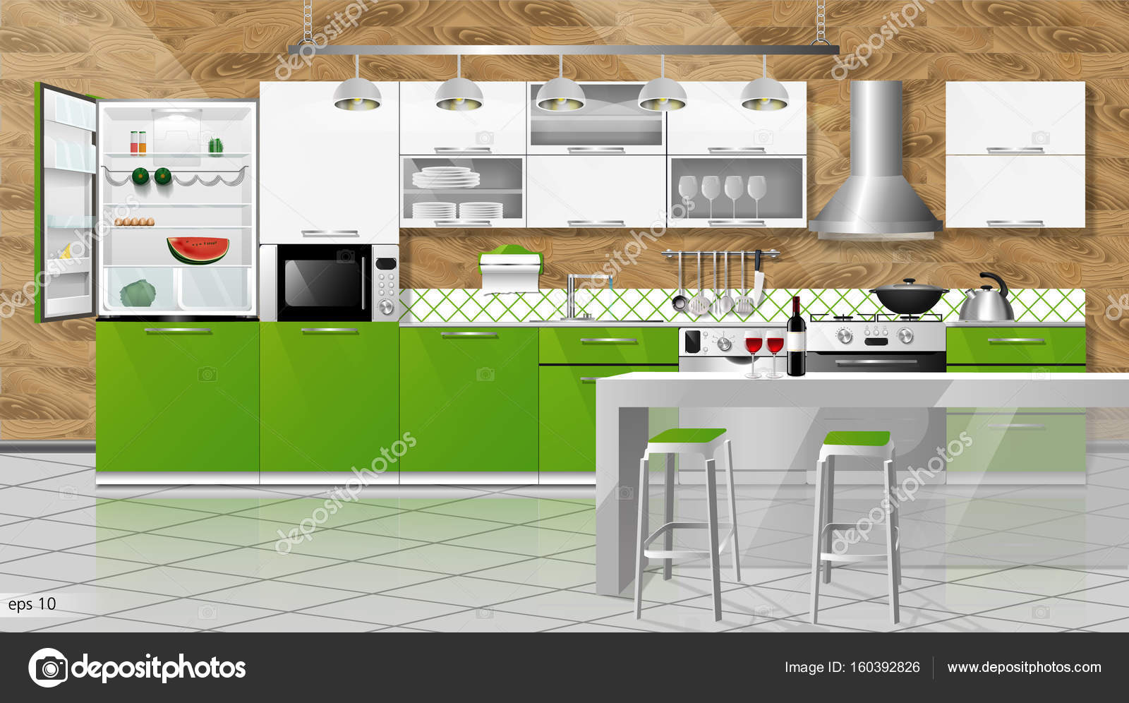 Interior Da Cozinha Moderna Fotografias De Stock Irkus Life Interior Da Cozinha Moderna Fotografias De Stock Irkus Life