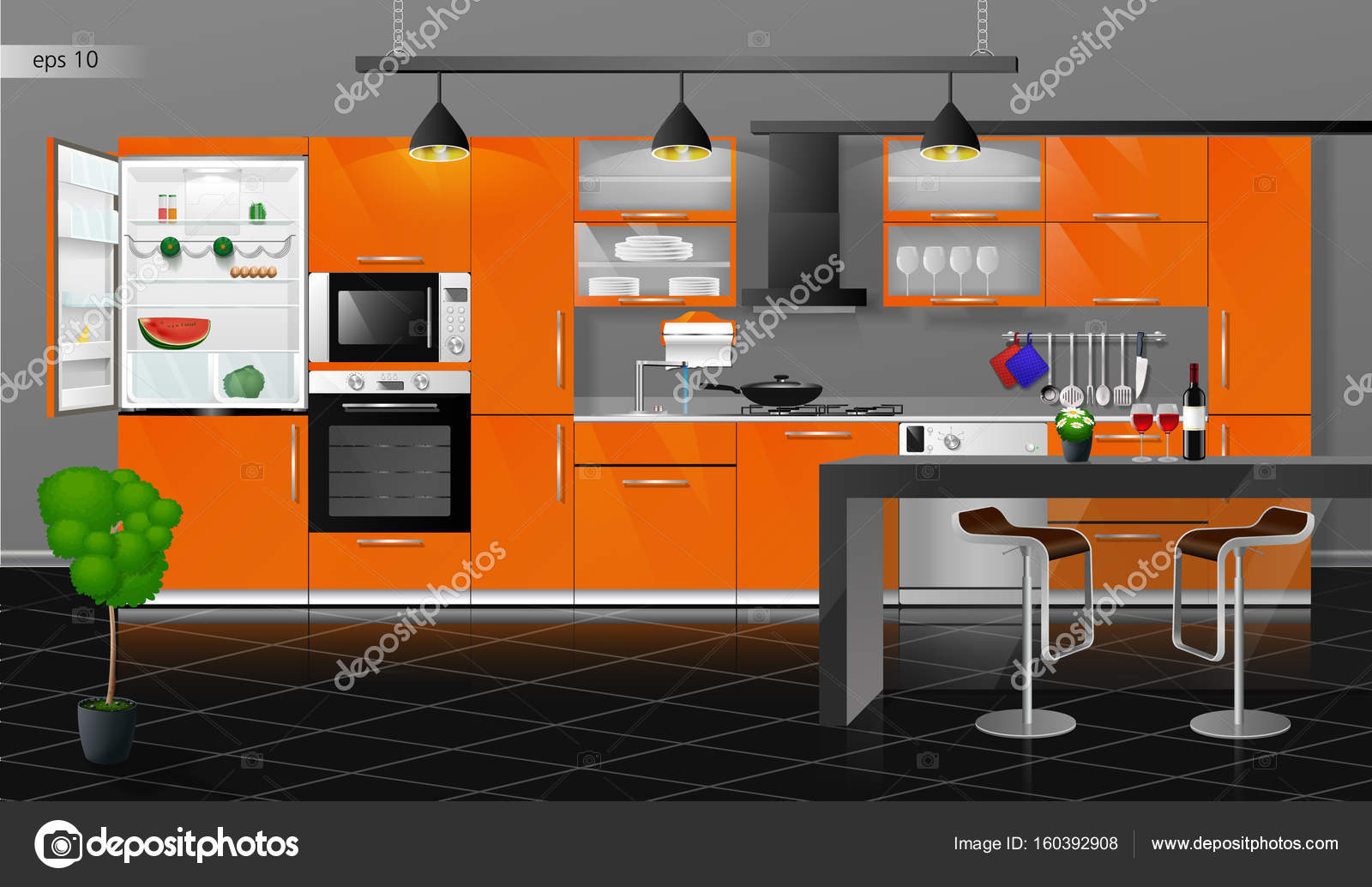 Interior Da Cozinha Moderna Stock Photo Irkus Life Gmail Com Interior Da Cozinha Moderna Stock Photo Irkus Life Gmail Com