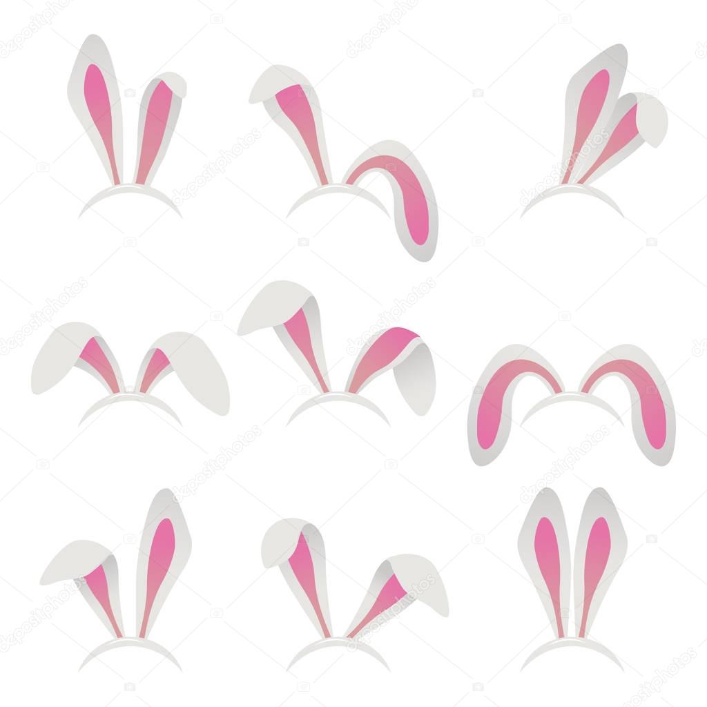 Easter bunny ears mask