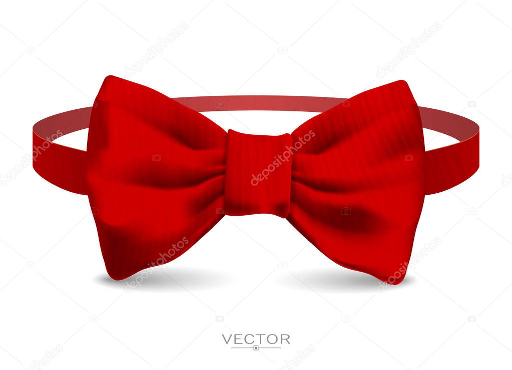 Realistic bow tie illustration