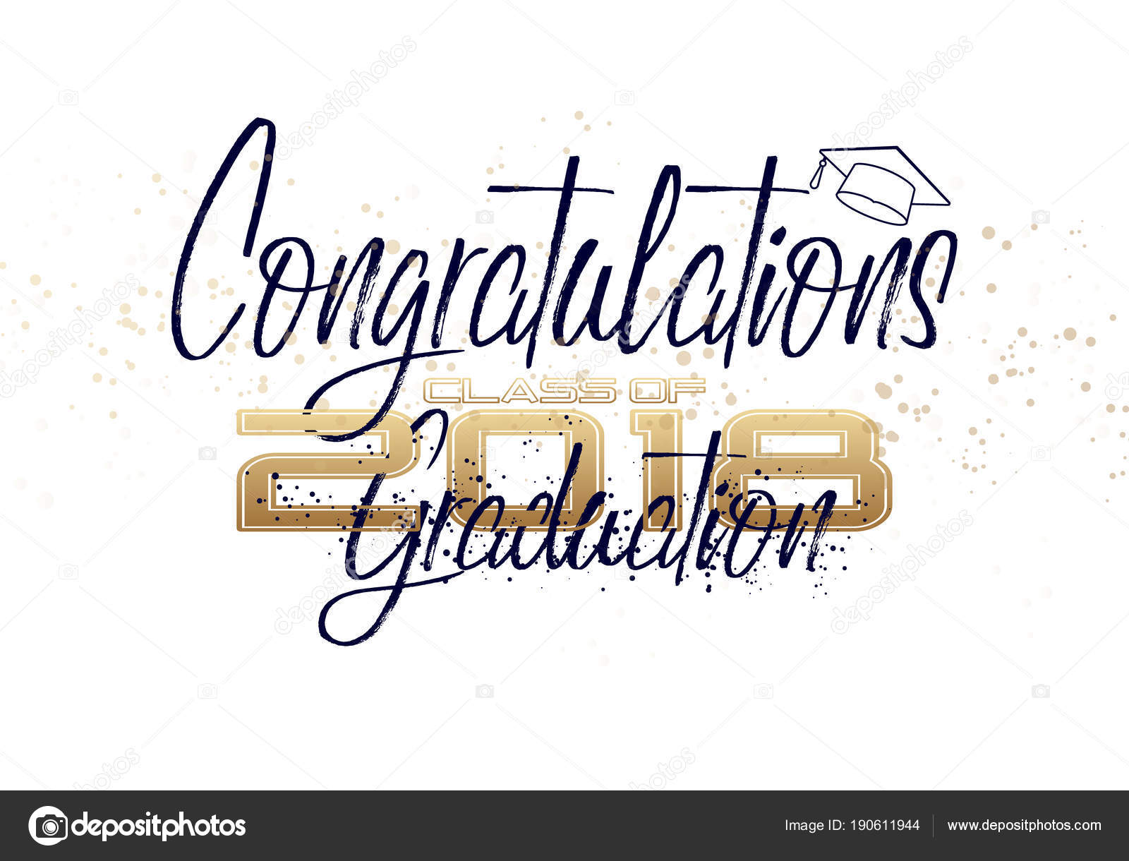 graduation label vector text for graduation design congratulation