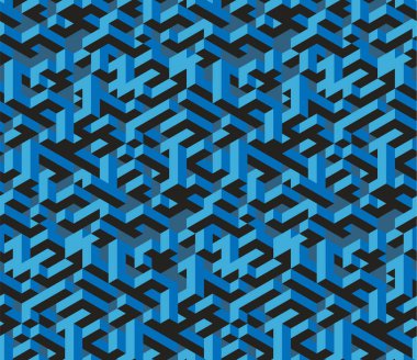 İzometrik küpleri Seamless modeli. Vektör desen için projeler olarak web elemanları ve arka planlar.